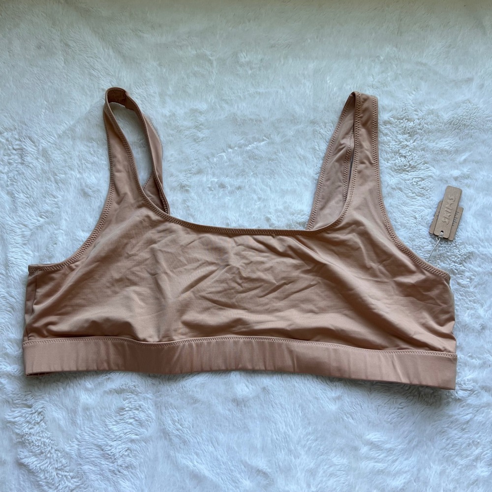 Skims Women's Fits Everybody Scoop Neck Bralette Ochre SW-TNK-0743 Size 4X NEW